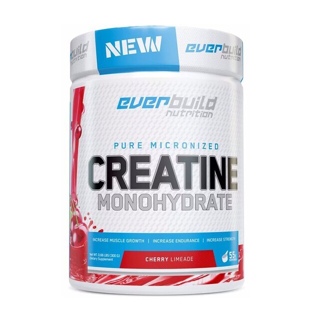 Everbuild Nutrition Creatine Monohydrate 300g Vy&scaron;nių skonio