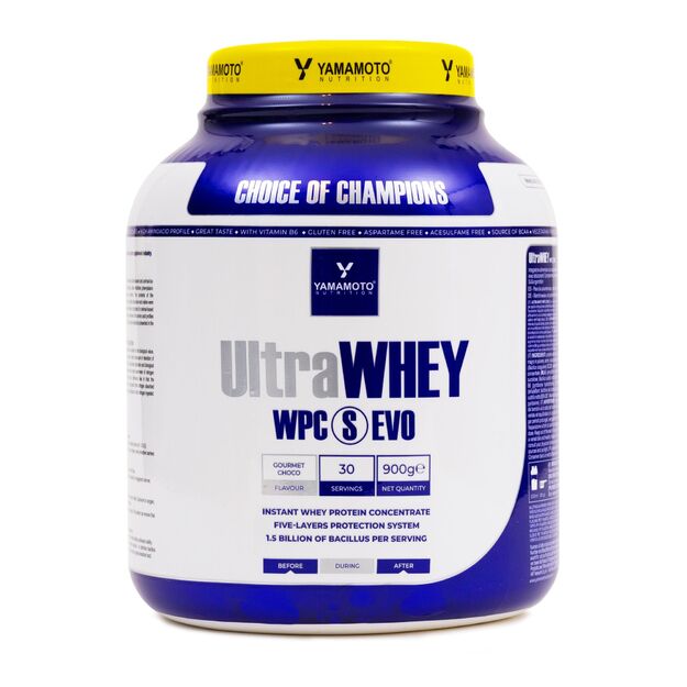 Yamamoto Nutrition Ultra Whey WPC S EVO 900g